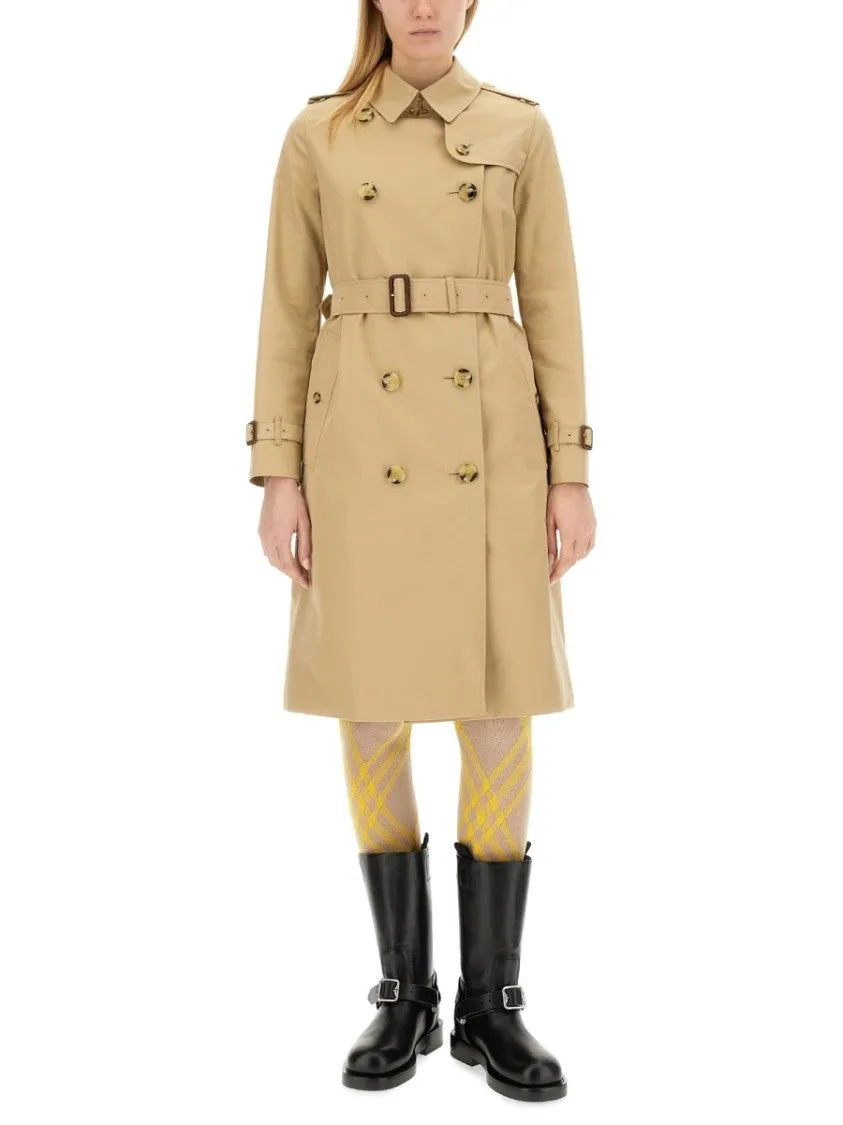Knee-High Saddle Boots With Buckle Detail