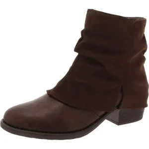 Kudos Womens Faux Leather Ankle Booties
