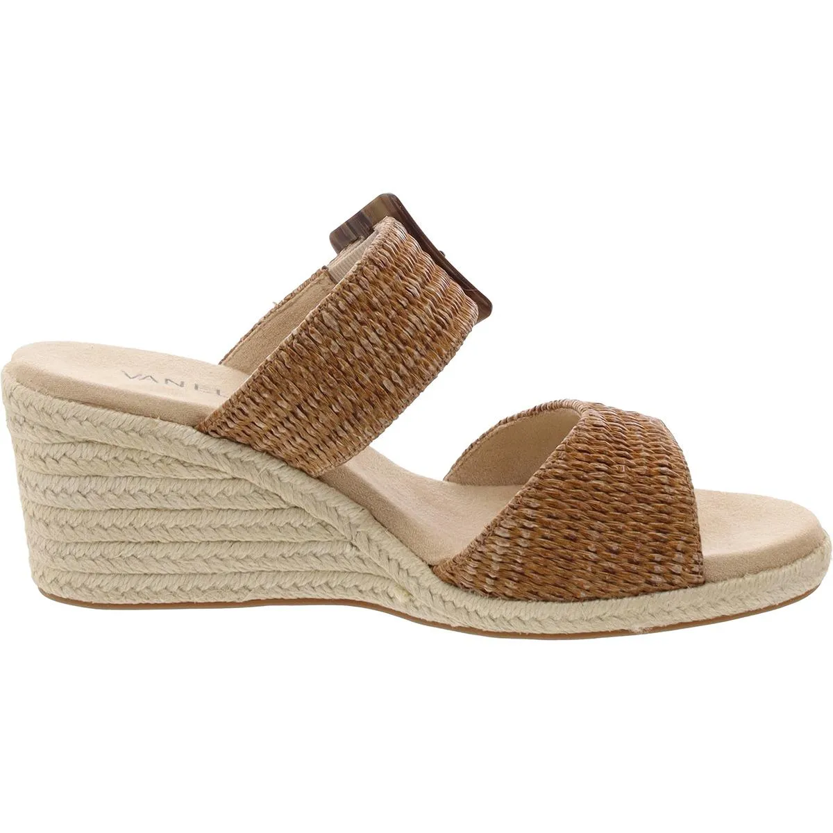Layla Womens Buckle Woven Espadrilles