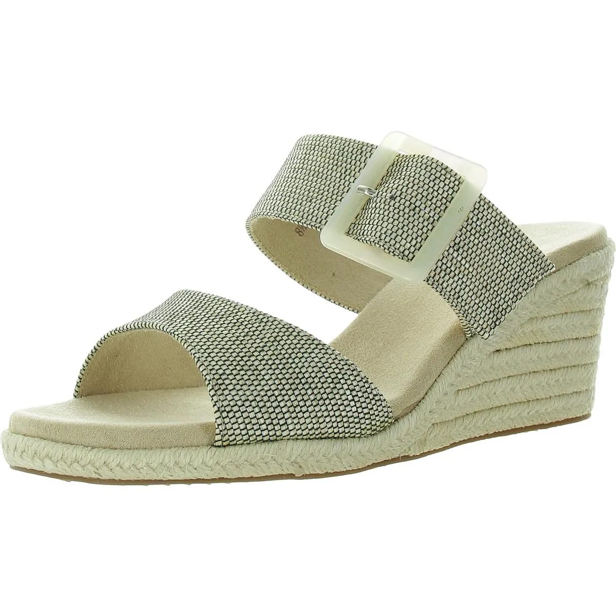 Layla Womens Buckle Woven Espadrilles