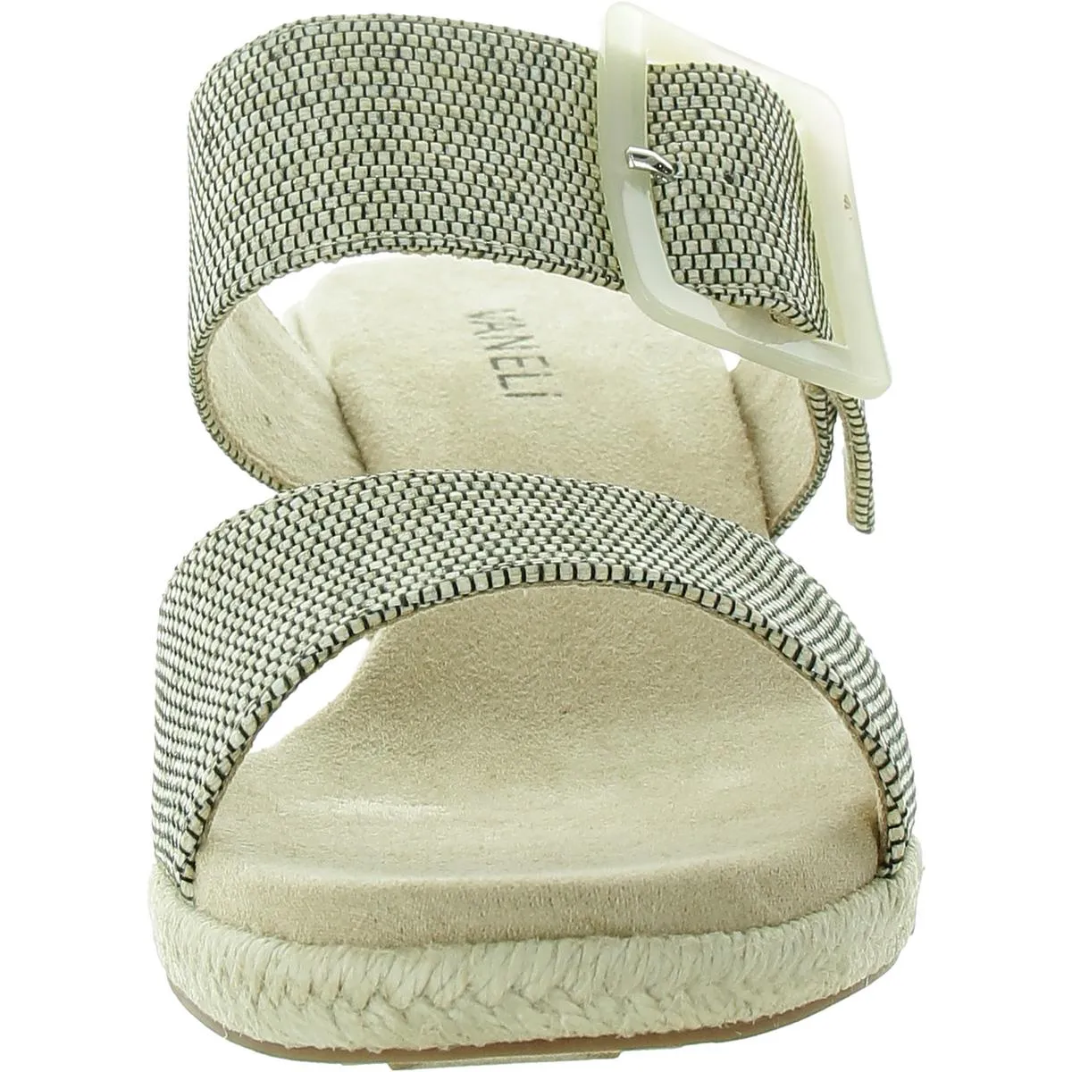 Layla Womens Buckle Woven Espadrilles