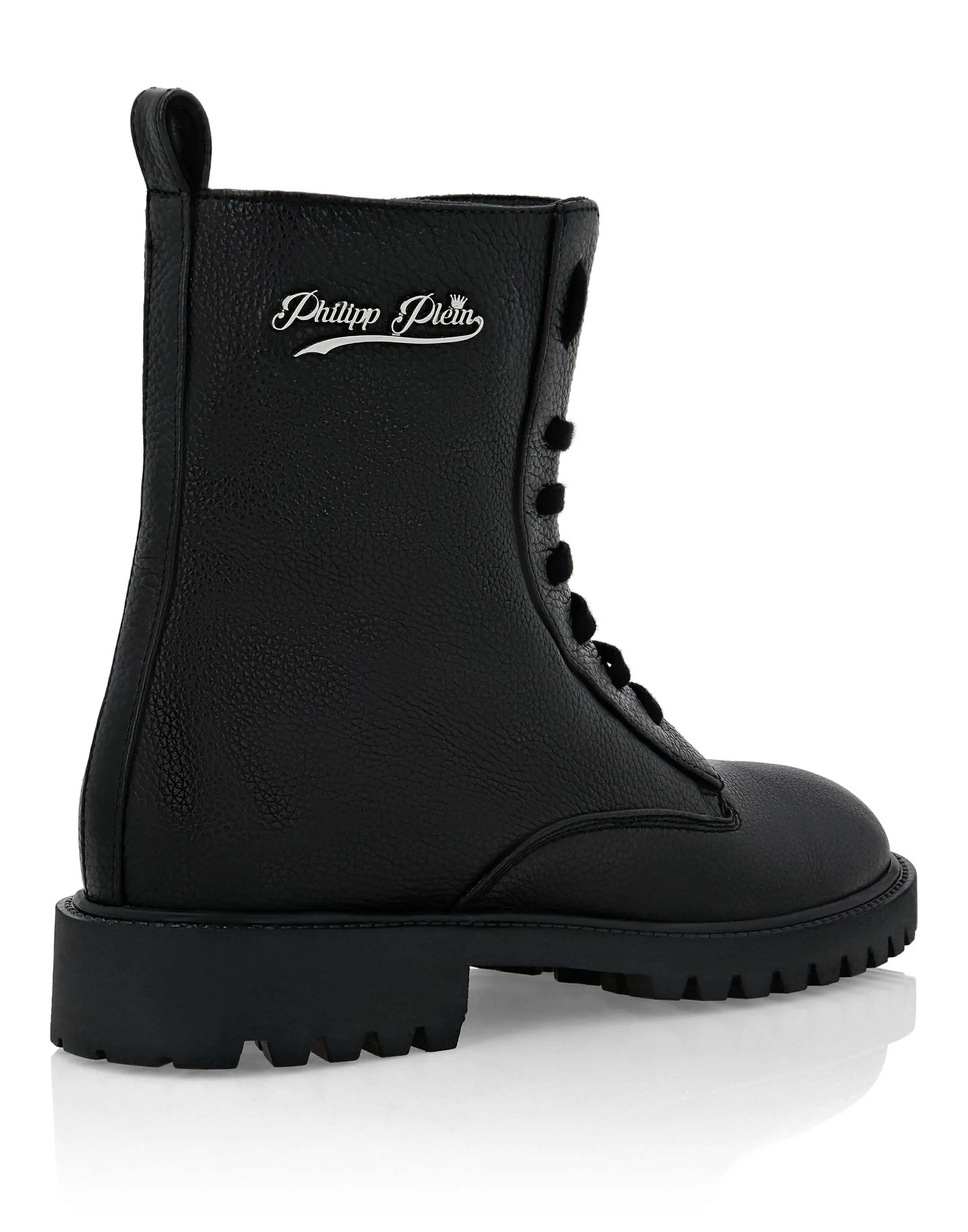 Leather Boots Low Flat