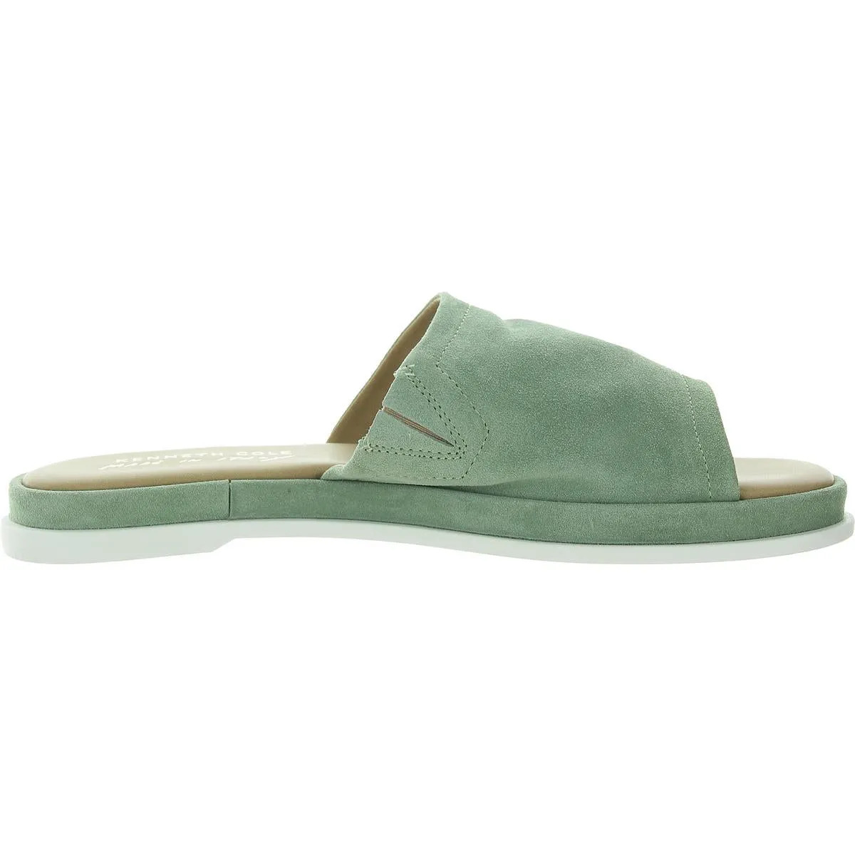 Leighten Sandal Womens Suede Slip-On Flat Sandals
