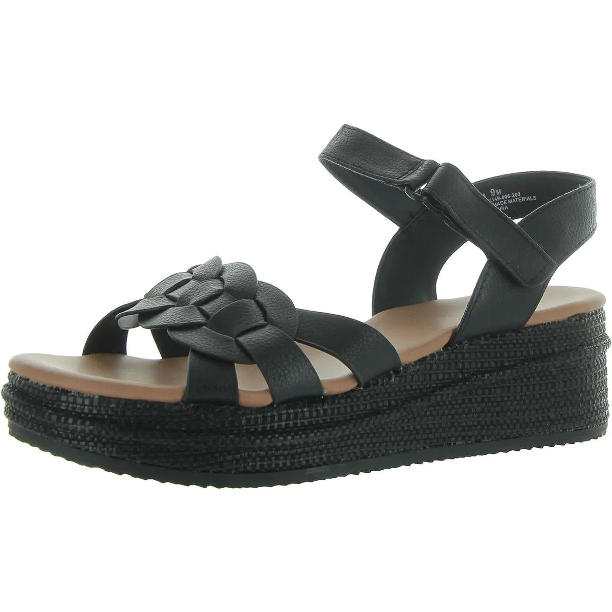 Lena Womens Open Toe Adjustable Ankle Strap