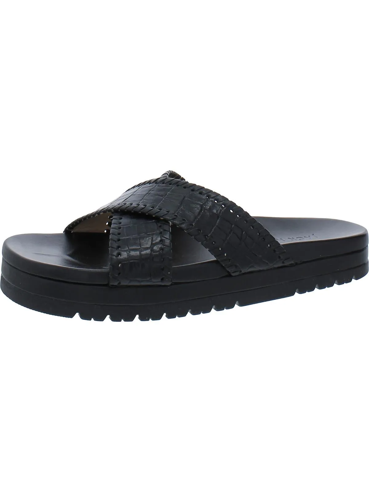 Lexi Criss-Cross Womens Platform Crisscross Straps Flatform Sandals