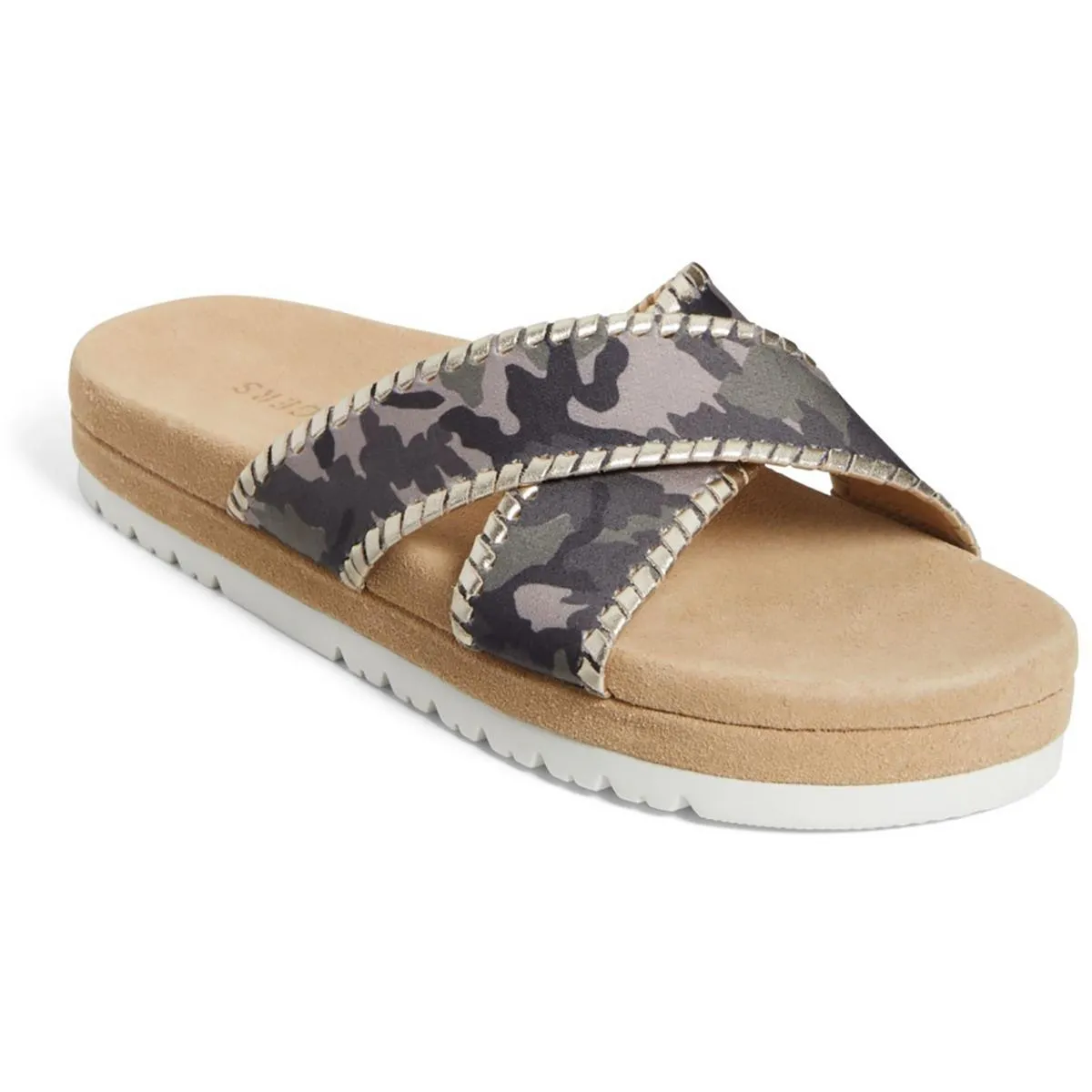 Lexi Criss-Cross Womens Platform Crisscross Straps Flatform Sandals