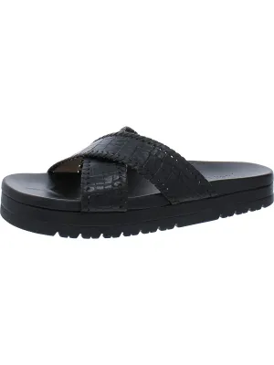 Lexi Criss-Cross Womens Platform Crisscross Straps Flatform Sandals