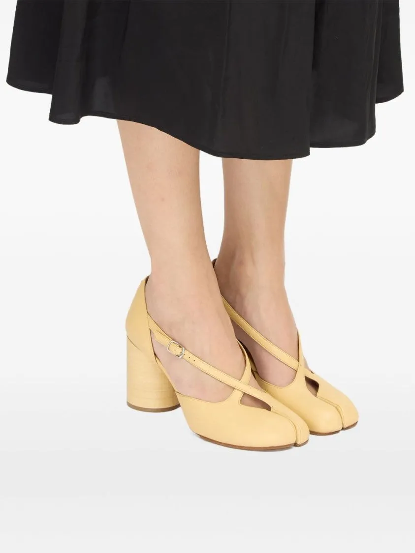 Light Beige Tabi Pumps