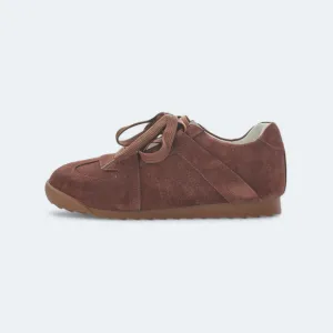 Lily Suede Leather Sneakers
