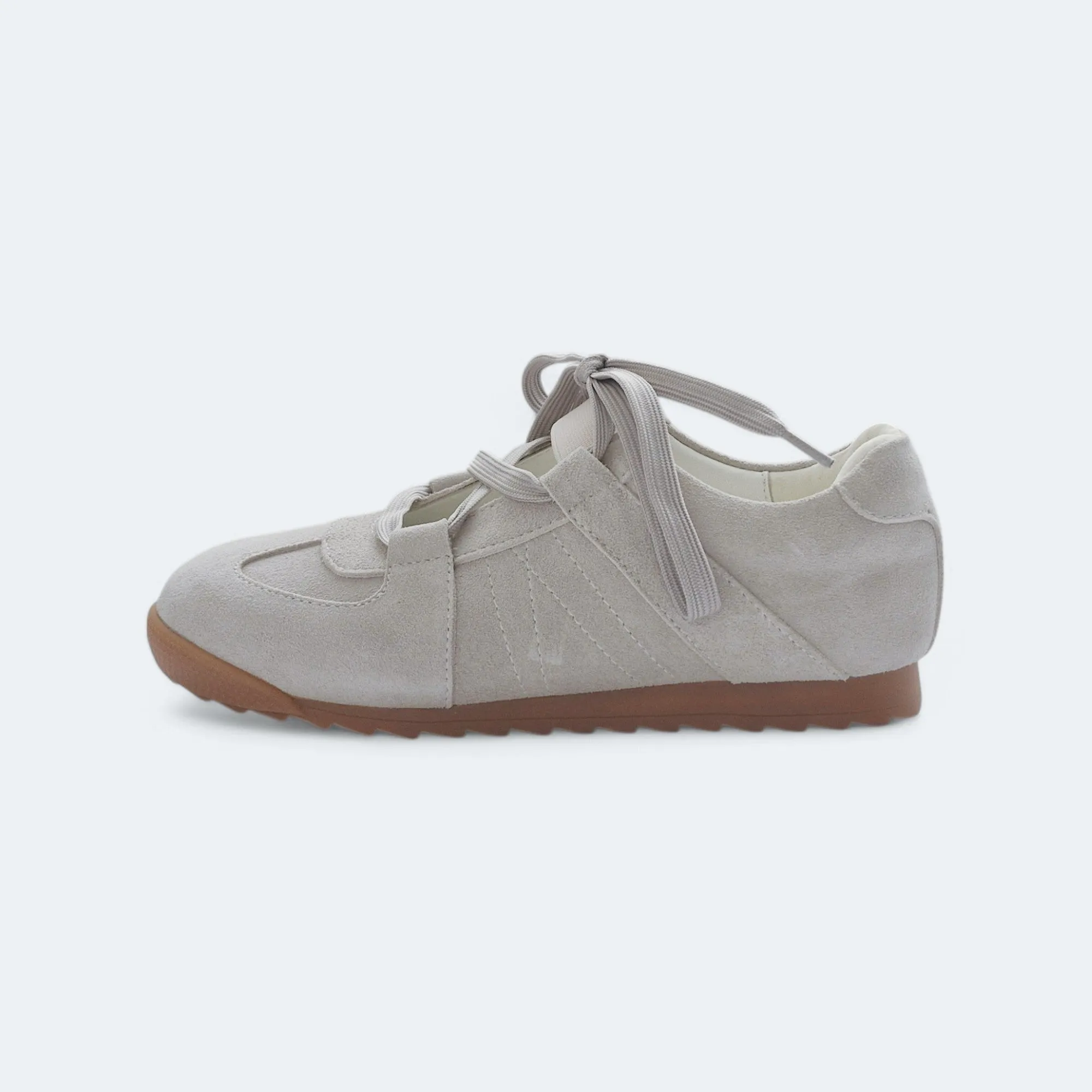 Lily Suede Leather Sneakers