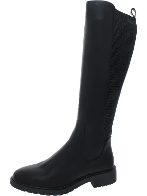 Lionel Womens Faux Leather Tall Knee-High Boots