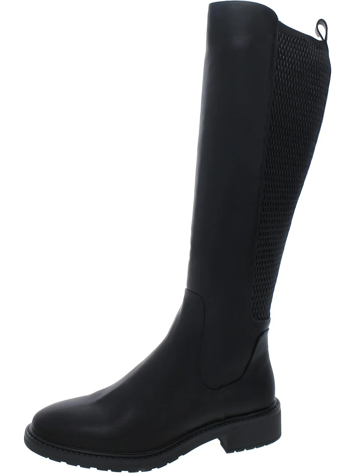 Lionel Womens Faux Leather Tall Knee-High Boots