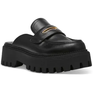 LIPTUN Womens Open Back Manmade Loafers