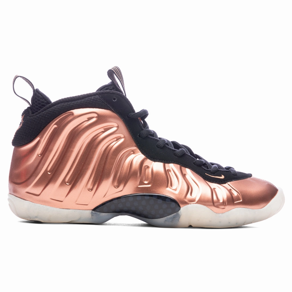 Little Posite One (GS) - Metallic Copper/Black Nike fashion sneakers with bold branding