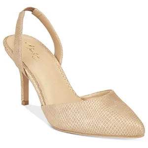 Lola Womens Logo Manmade Slingback Heels