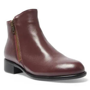 Lorenzo Boot in Wine Glove Leather