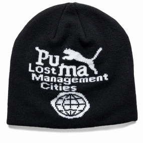Lost Management Cities x Puma Cuffless Beanie - Black Puma bold casual footwear