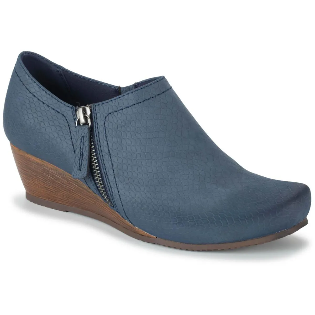 Louise Womens Zipper Man Made Clogs