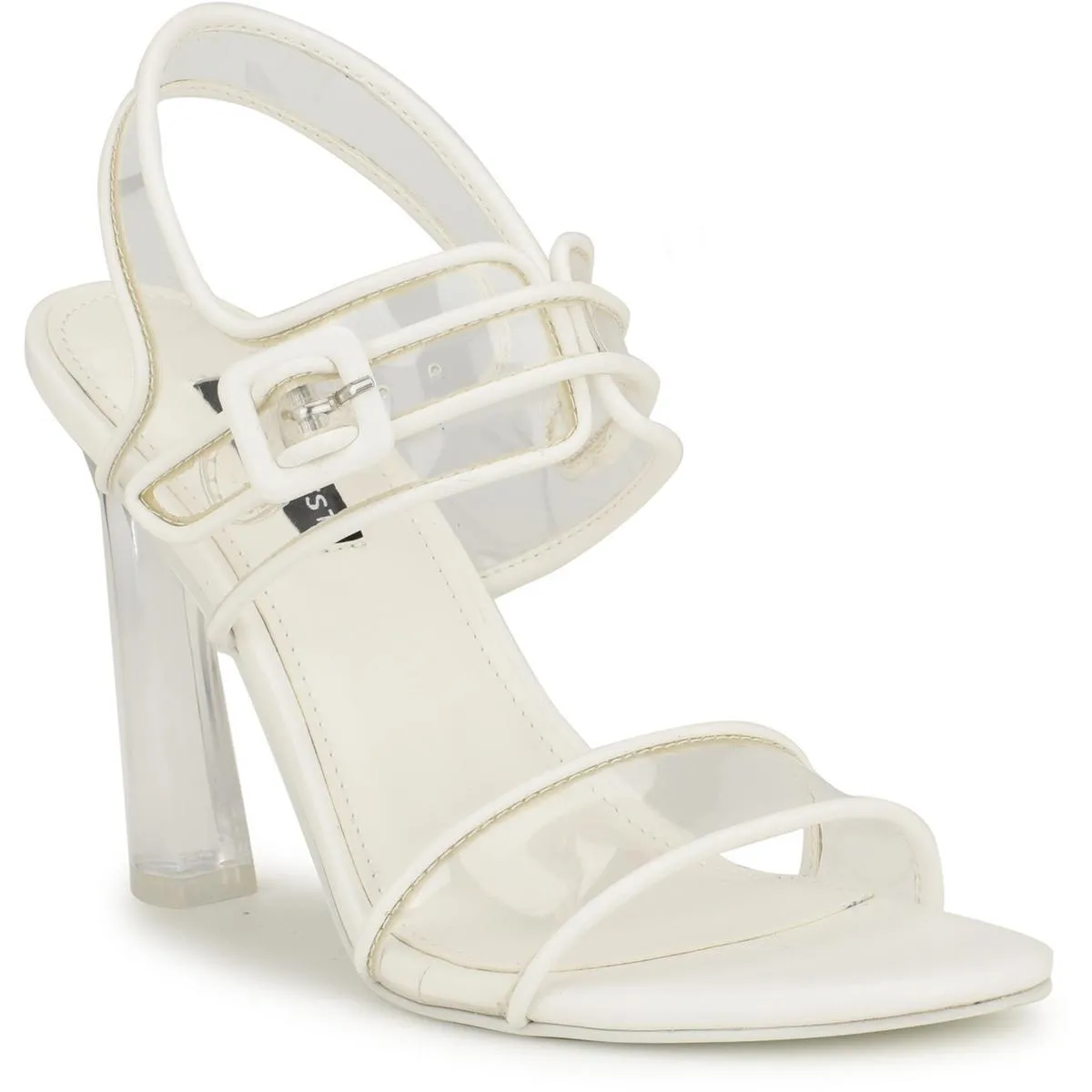 LUCILEP3 Womens Buckle Man Made Heels
