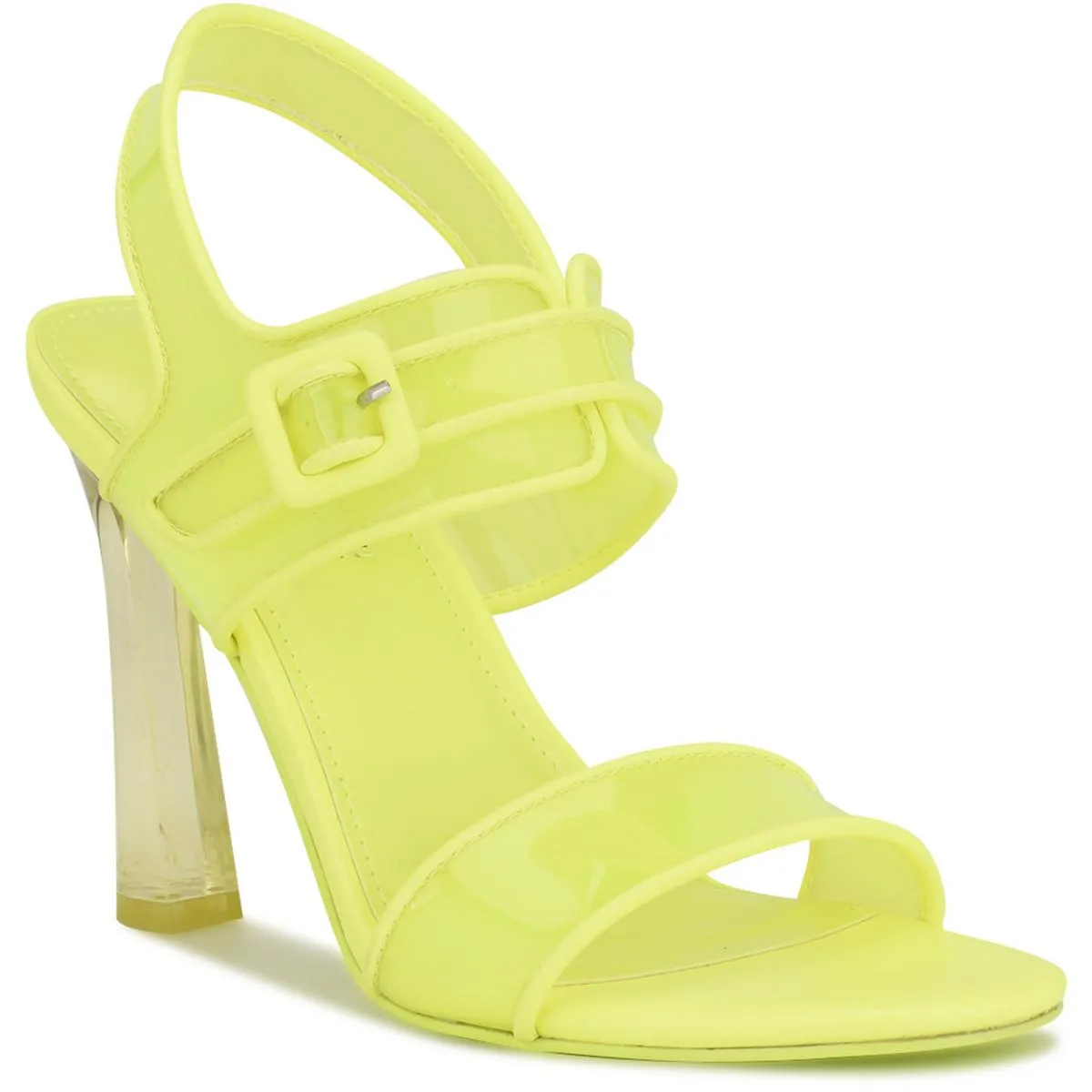 LUCILEP3 Womens Buckle Man Made Heels