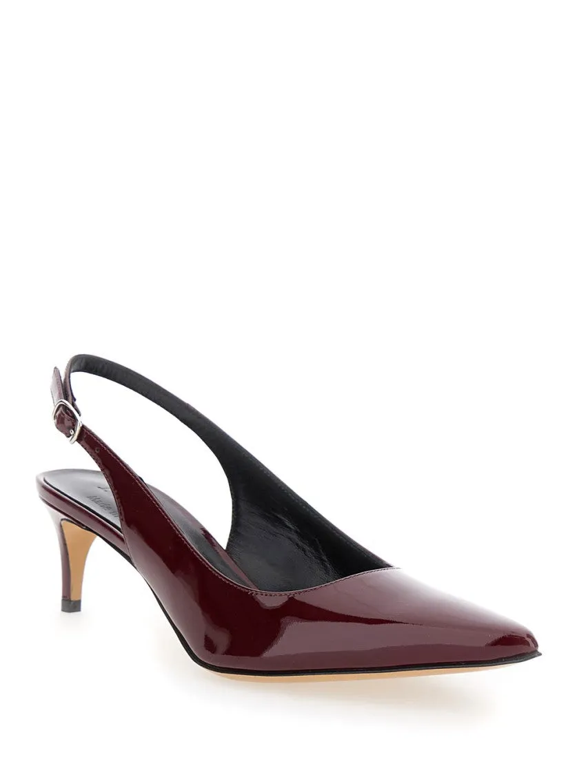 Luisa' Bordeaux Slingback Pumps