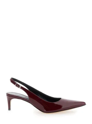 Luisa' Bordeaux Slingback Pumps