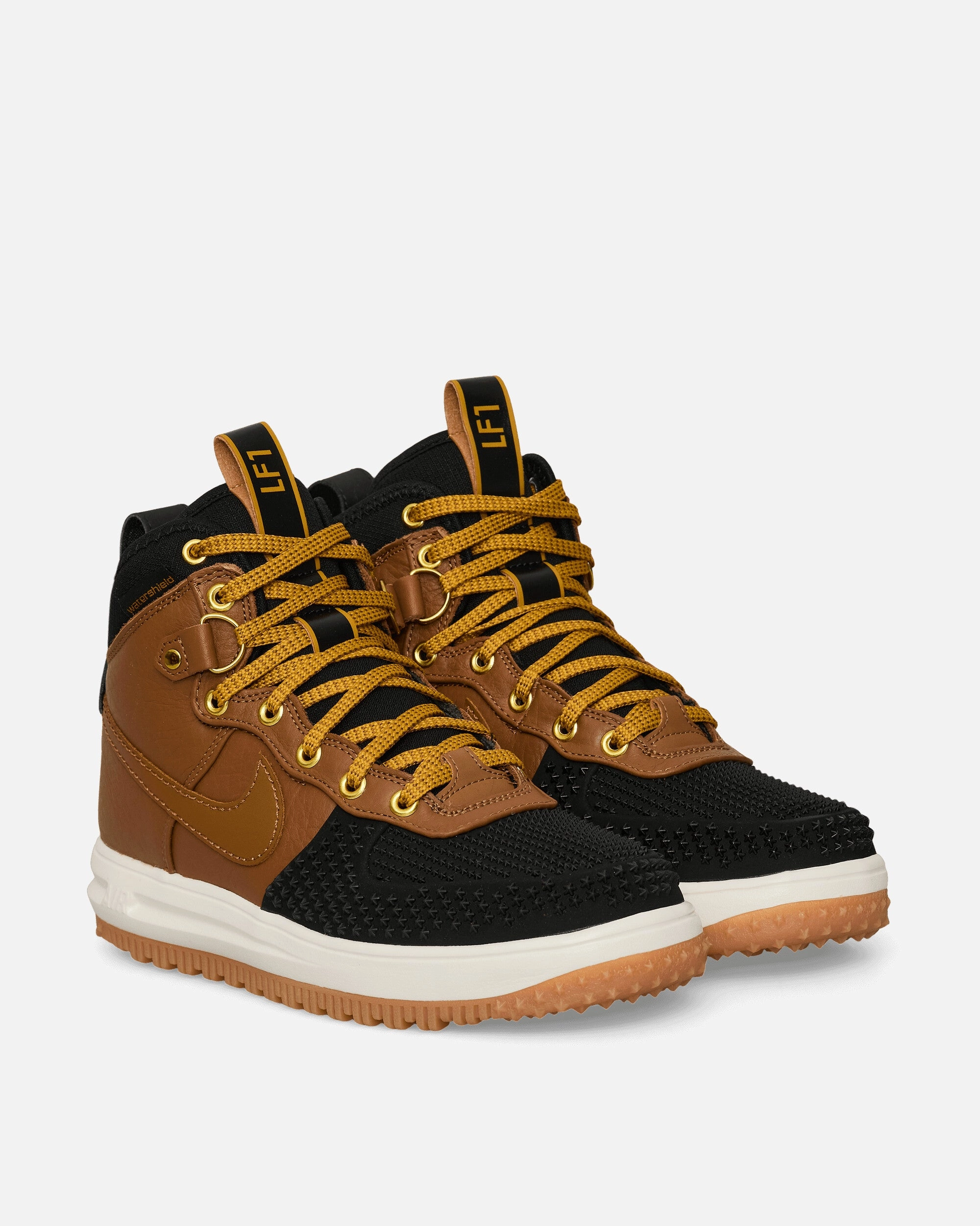 Lunar Force 1 Winterized Duckboot Ale Brown / Black Flexible Shoes