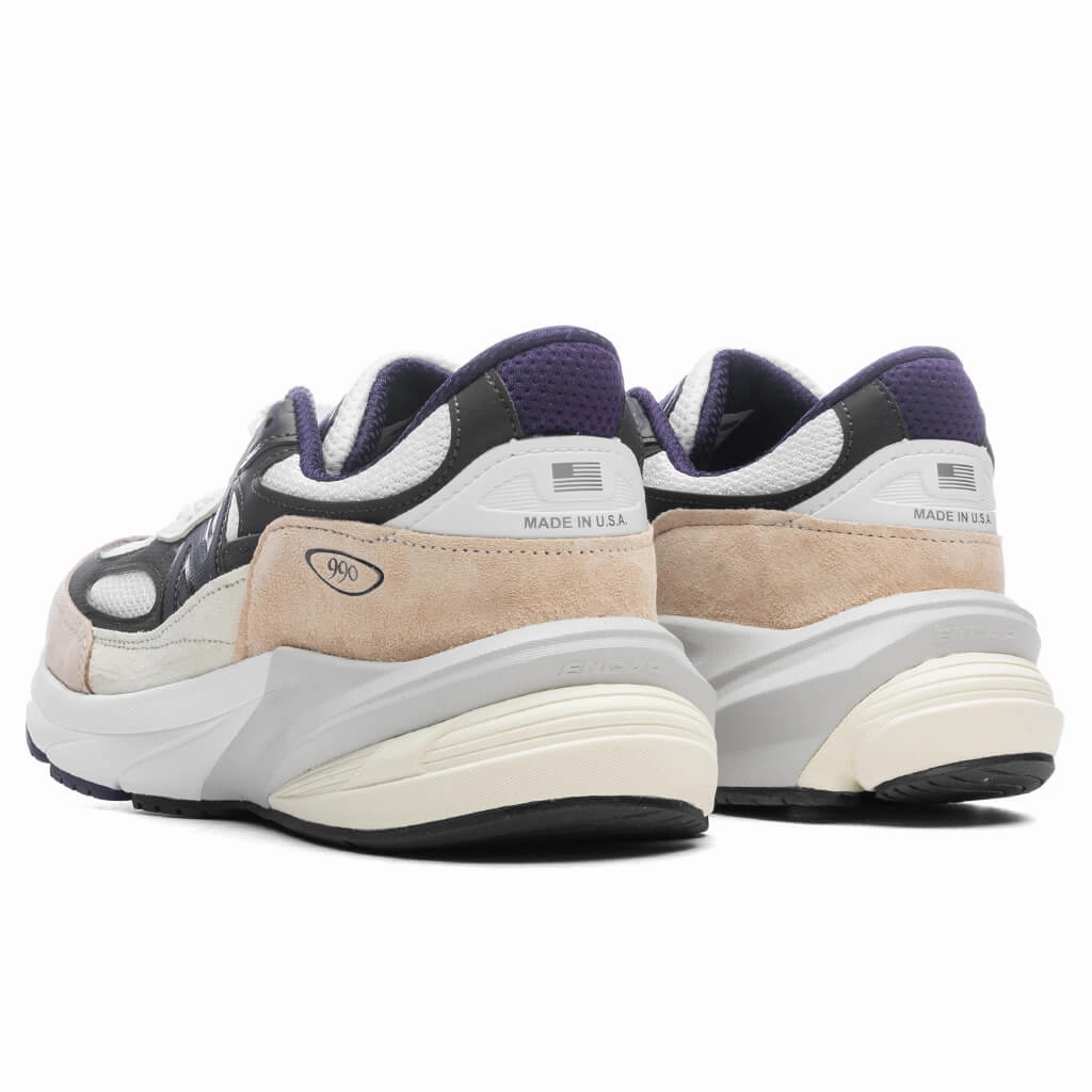 Made in USA 990v6 - White/Black Plum/Phantom New Balance Sport & Comfort Shoes