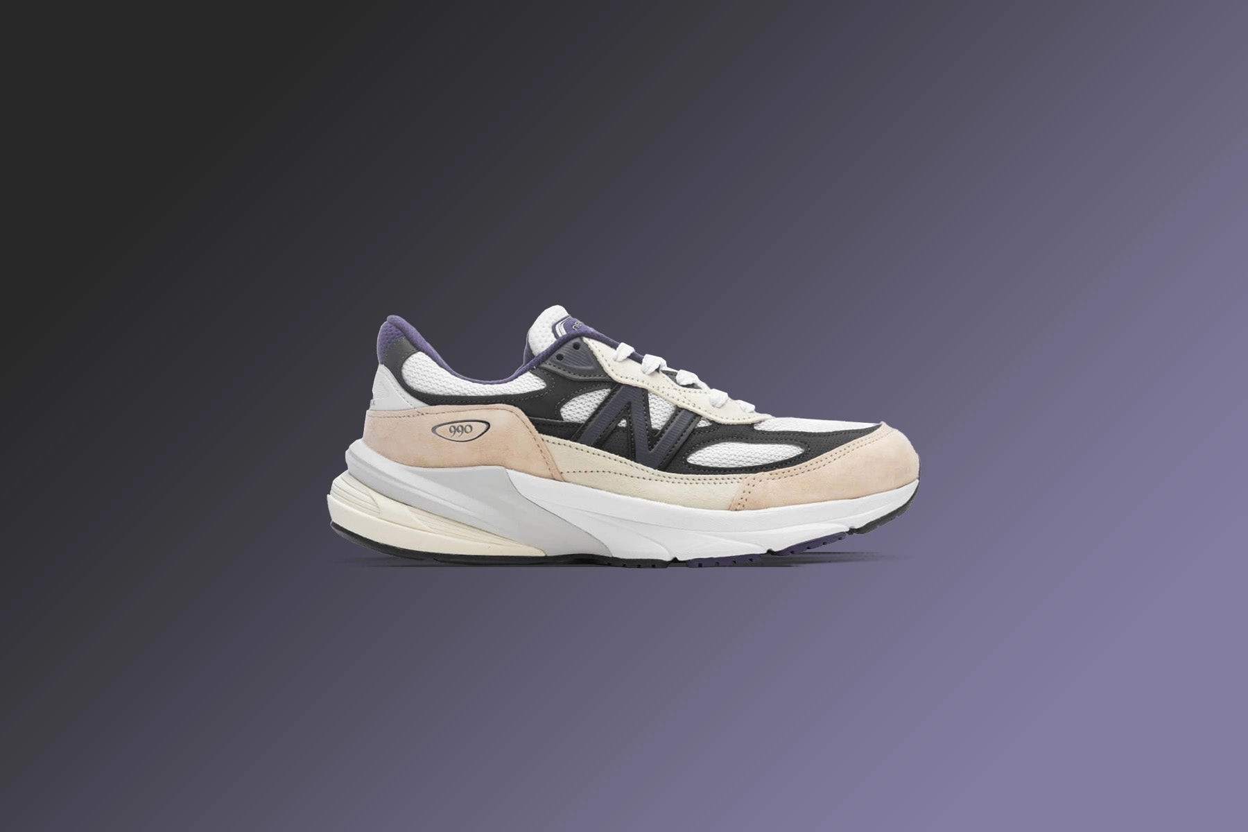 Made in USA 990v6 - White/Black Plum/Phantom New Balance Sport & Comfort Shoes