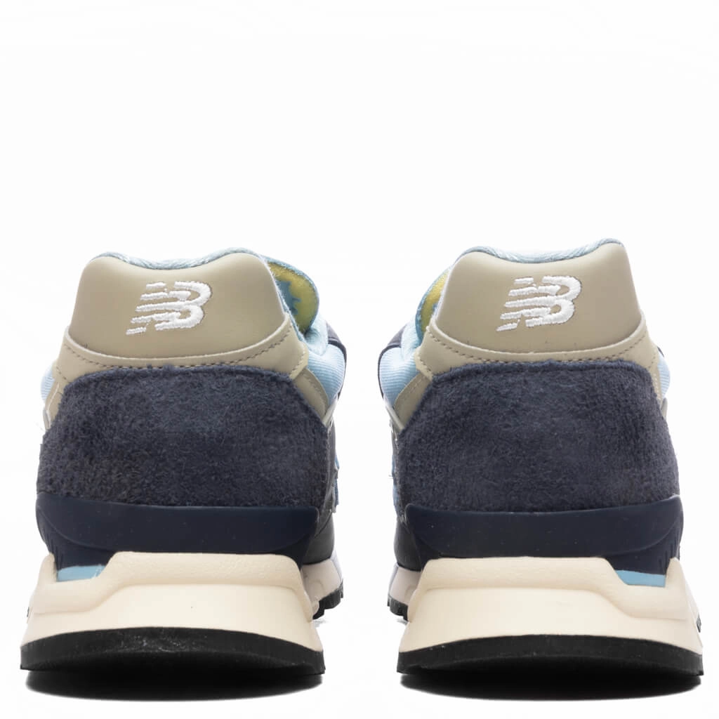 Made in USA 998 - NB Navy/Chrome Blue New Balance Sport & Comfort Shoes