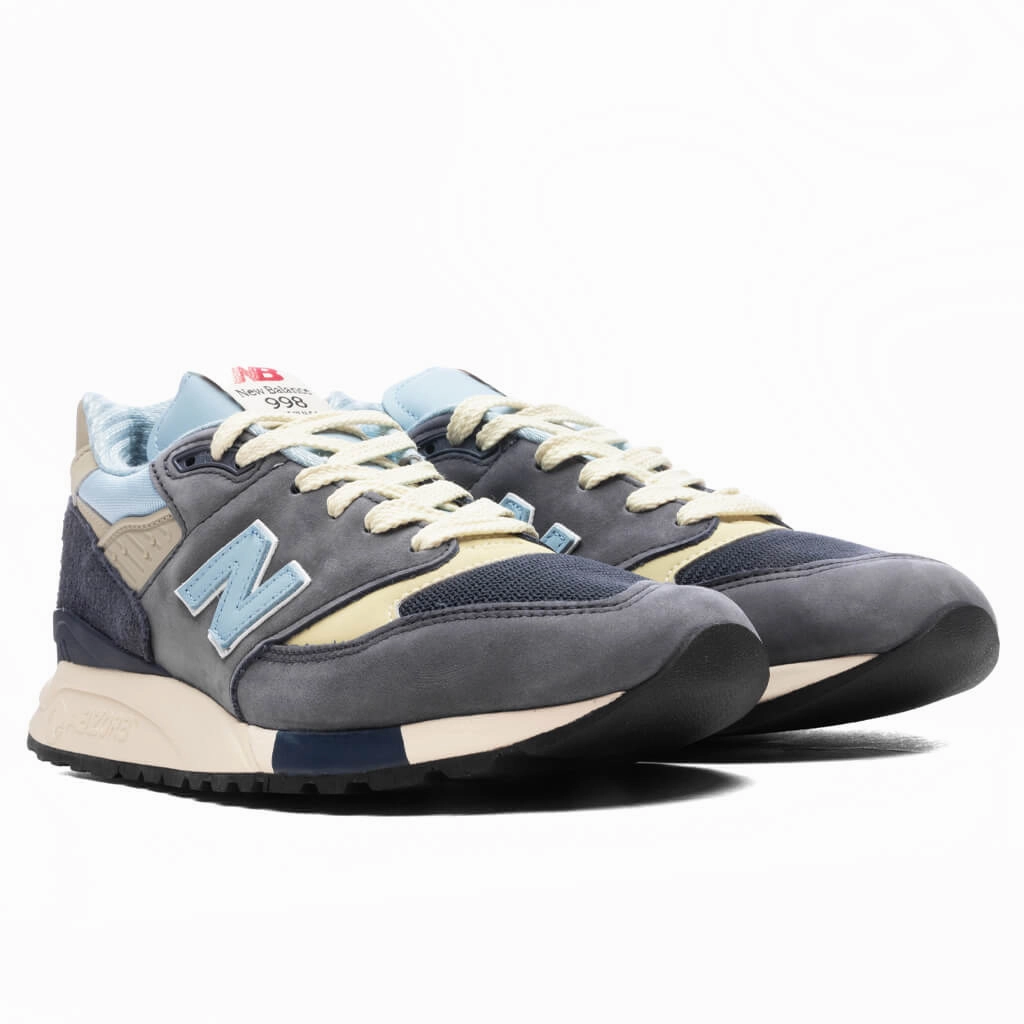 Made in USA 998 - NB Navy/Chrome Blue New Balance Sport & Comfort Shoes