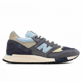Made in USA 998 - NB Navy/Chrome Blue New Balance shoes for walking and running
