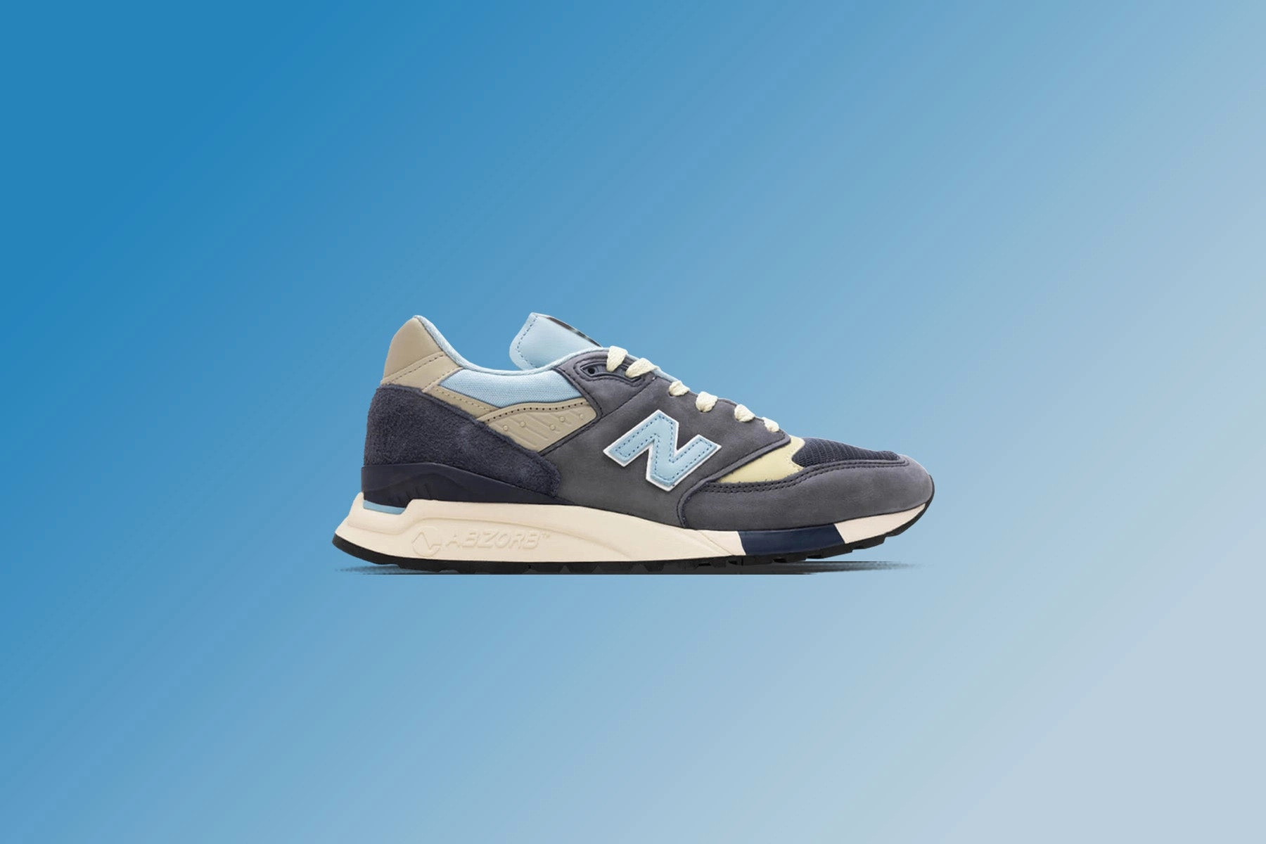 Made in USA 998 - NB Navy/Chrome Blue New Balance Sport & Comfort Shoes