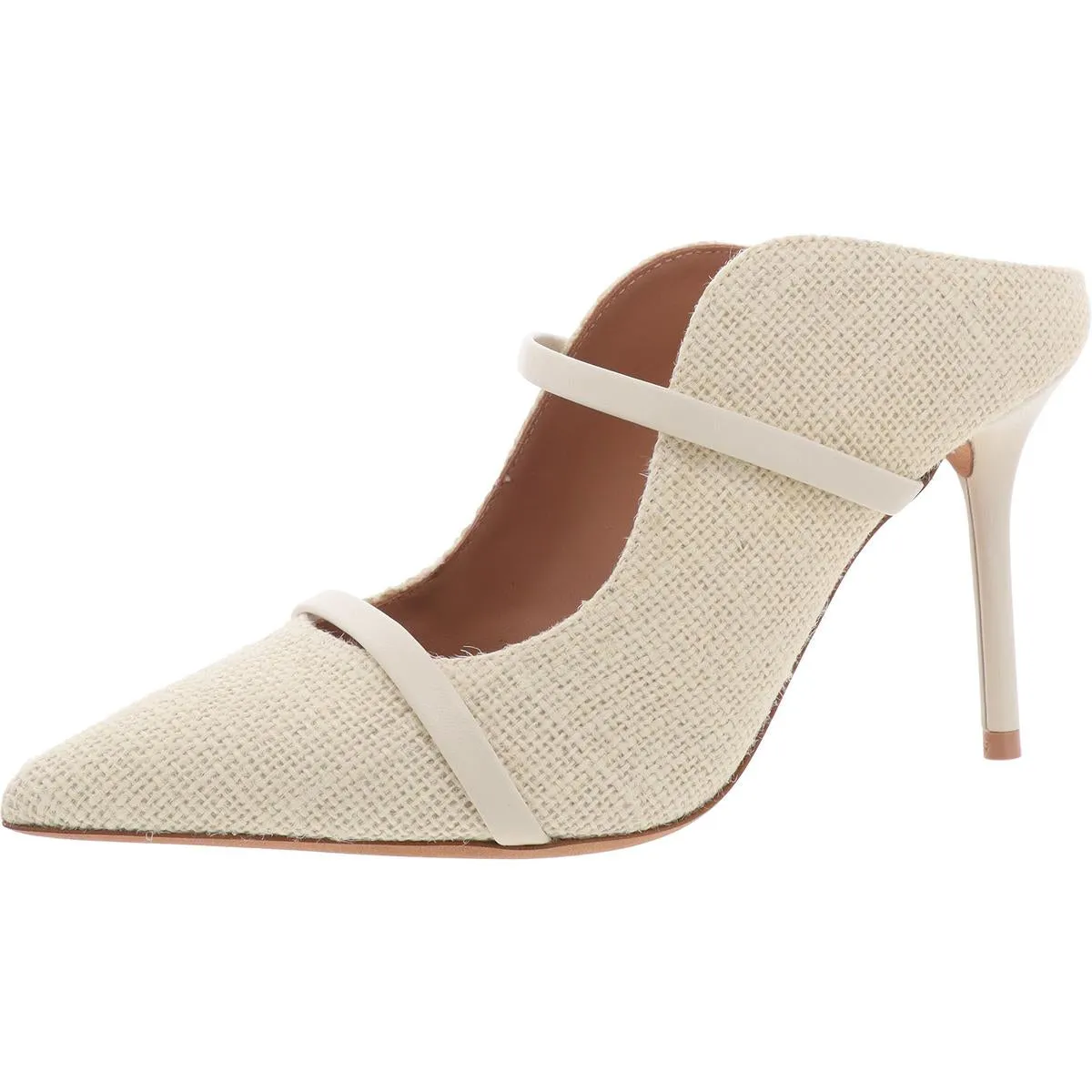Maureen Womens Leather Lace Pumps
