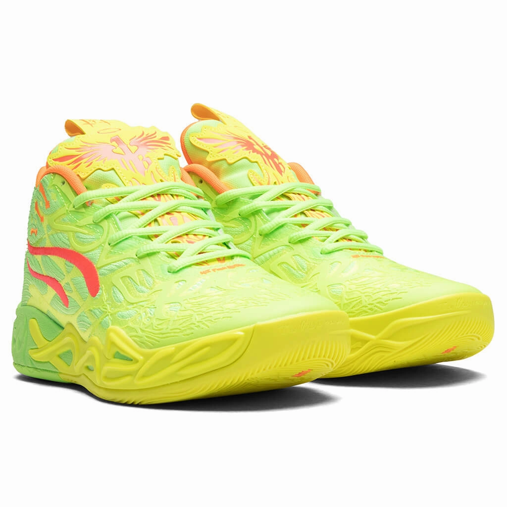 MB.04 Gem - Yellow Alert/Green Glare/Pink Alert Puma Everyday Style Shoes