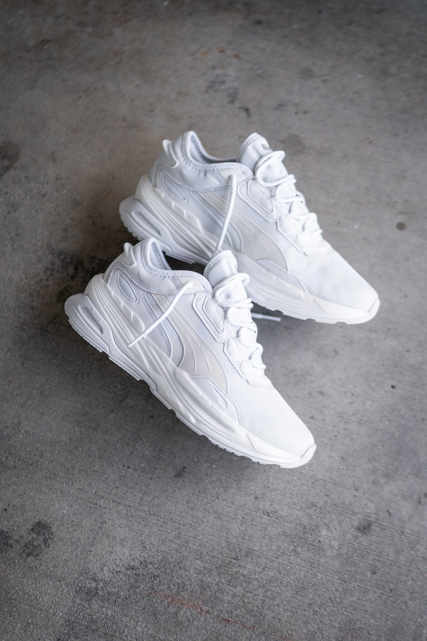 Men's Puma Extent Nitro Mono (Triple White) Puma athletic shoe visuals