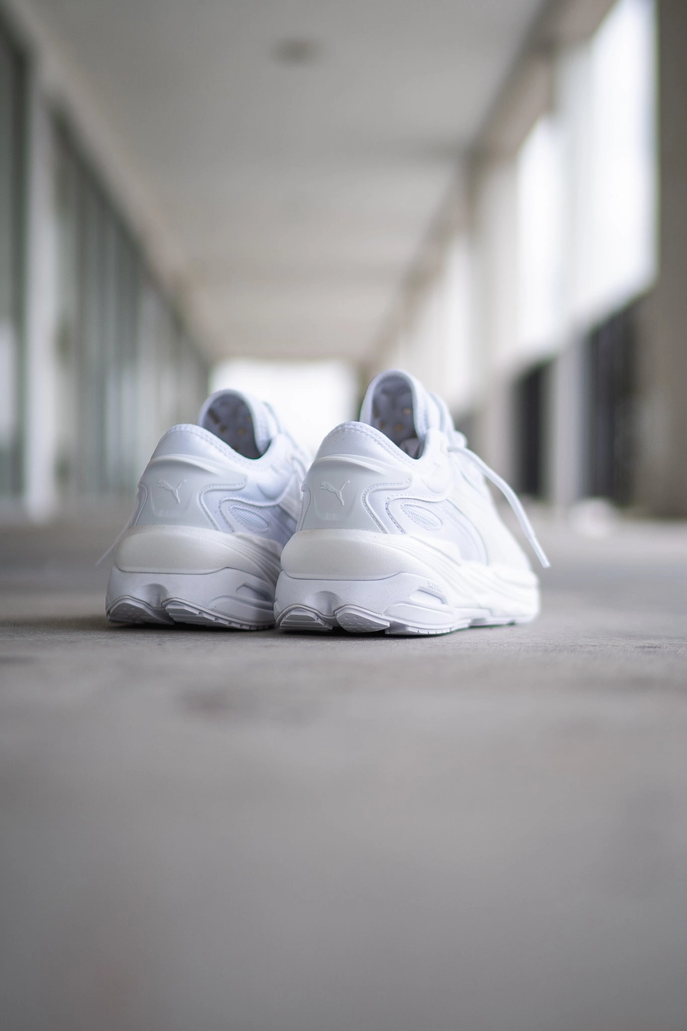 Men's Puma Extent Nitro Mono (Triple White) Puma athletic shoe visuals
