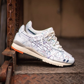 Mens Asics Gel-Lyte 3 TOKYO Subway Pack (White/Peacoat) Asics sport performance shoes