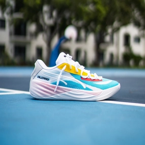 Mens Puma All-Pro Nitro (White/Multi) Puma trendy footwear styles