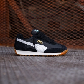 Mens Puma Easy Rider Vintage (Puma Black/Puma White) Puma trendy footwear styles