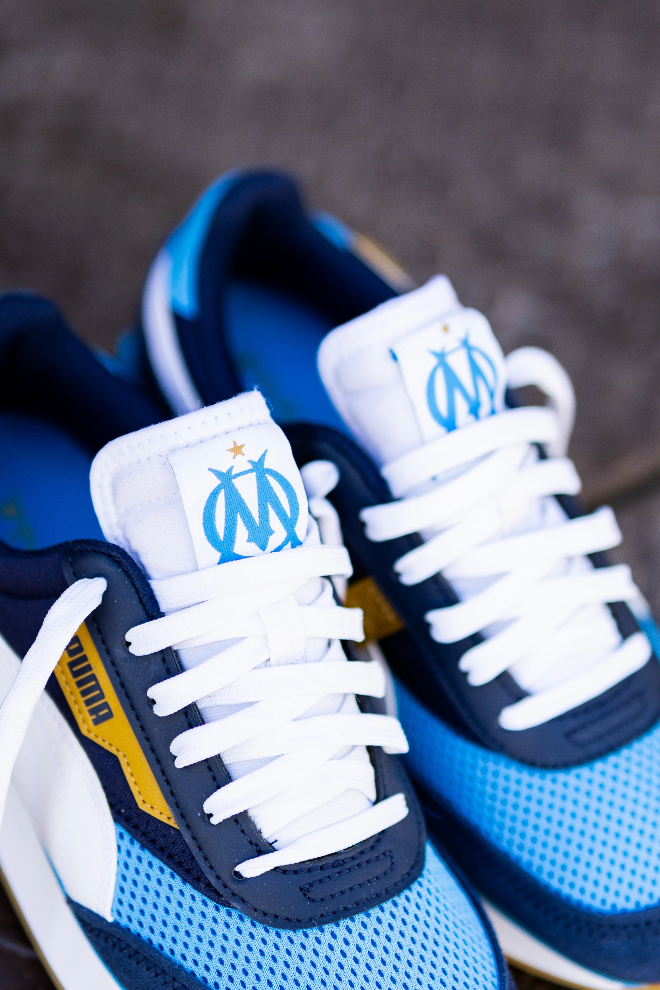 Mens Puma Future Rider OM (Peacoat) Puma athletic shoe visuals