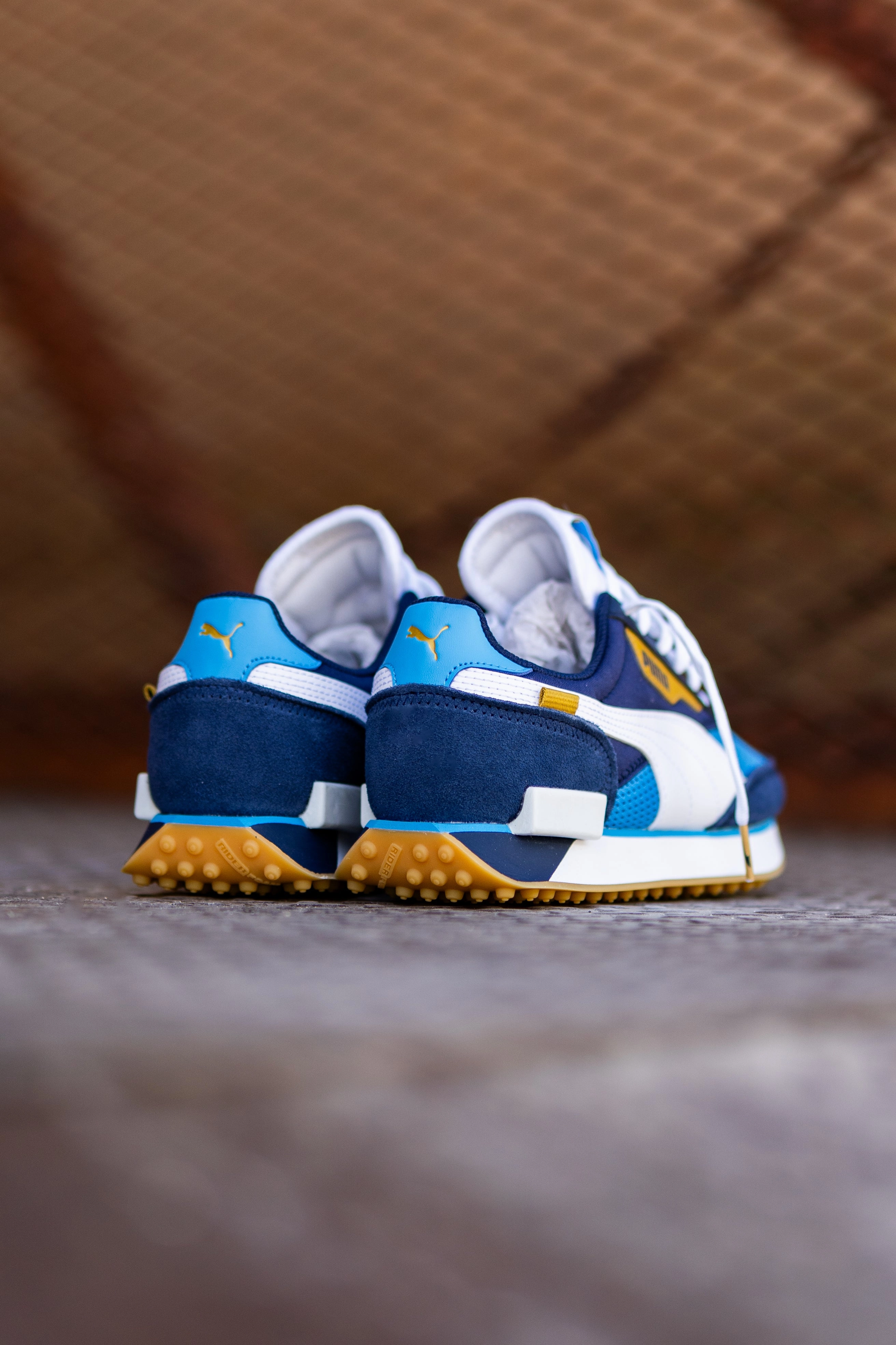 Mens Puma Future Rider OM (Peacoat) Puma athletic shoe visuals