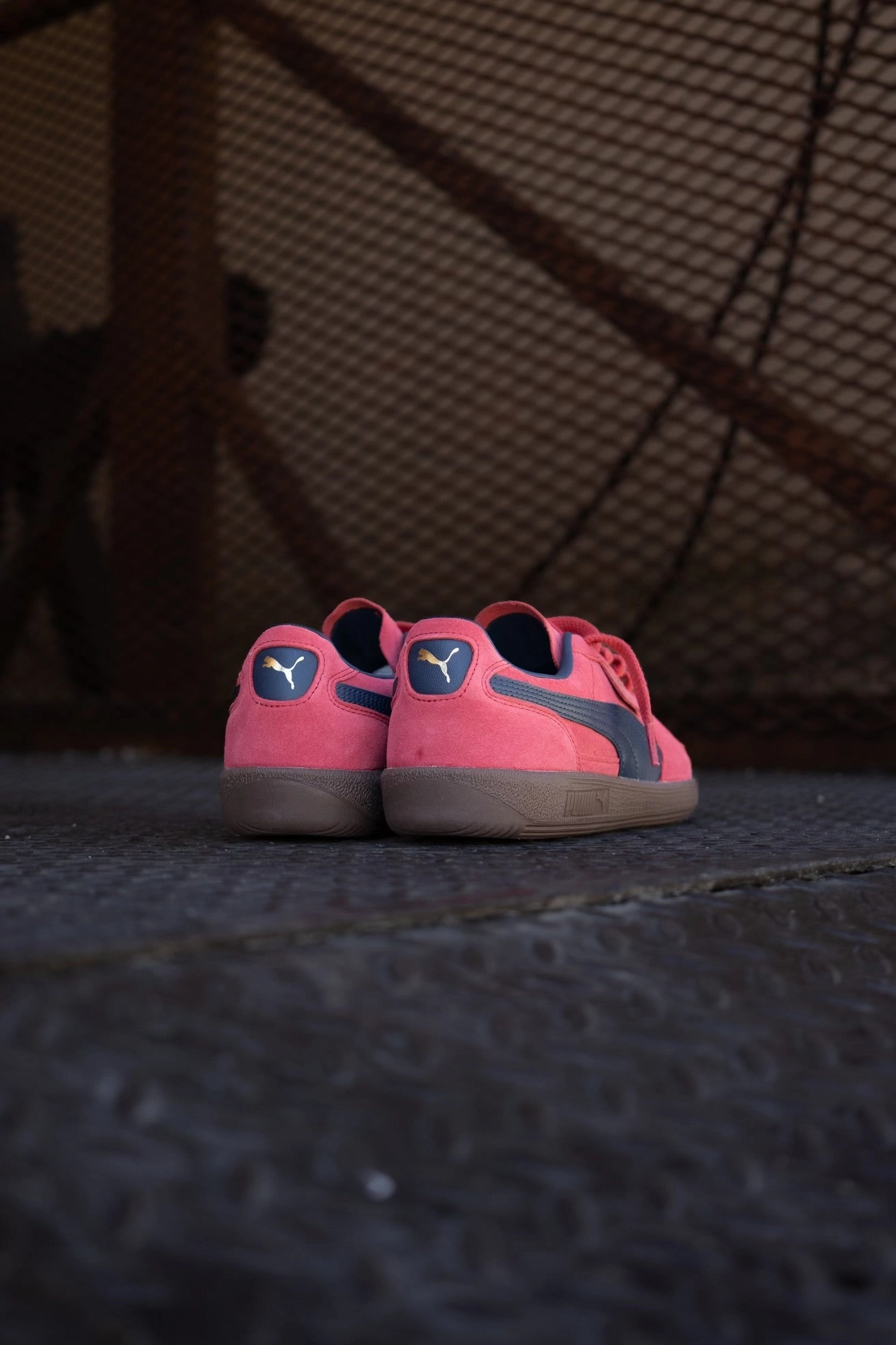 Mens Puma Palermo (Club Red/Club Navy) Puma athletic shoe visuals