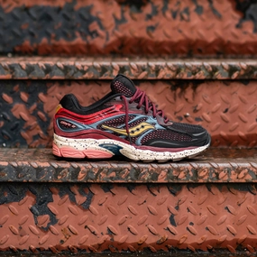 Mens Saucony OG ProGrid Omni 9 (Multi Bariole) Saucony all-day comfort athletic sneakers