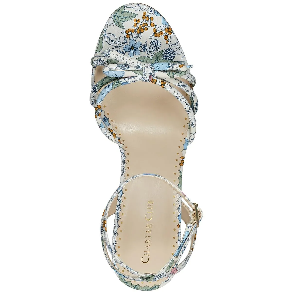 Mirabell Womens Bow Round Toe Heels