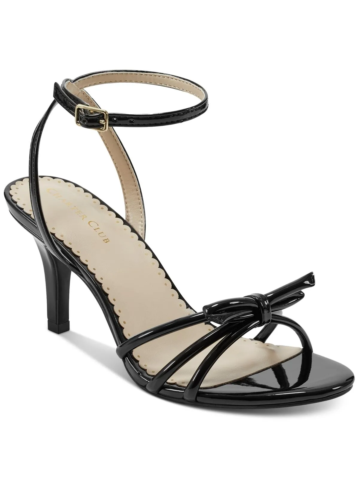 Mirabell Womens Bow Round Toe Heels