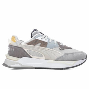Mirage Sport - Steel Grey/Grey Violet Puma shoes with suede and modern shape