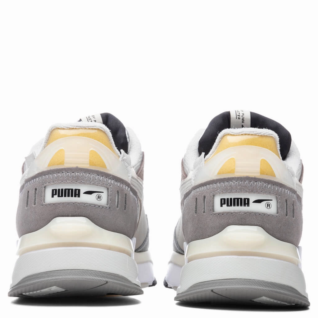 Mirage Sport - Steel Grey/Grey Violet Puma Suede Street Sneakers