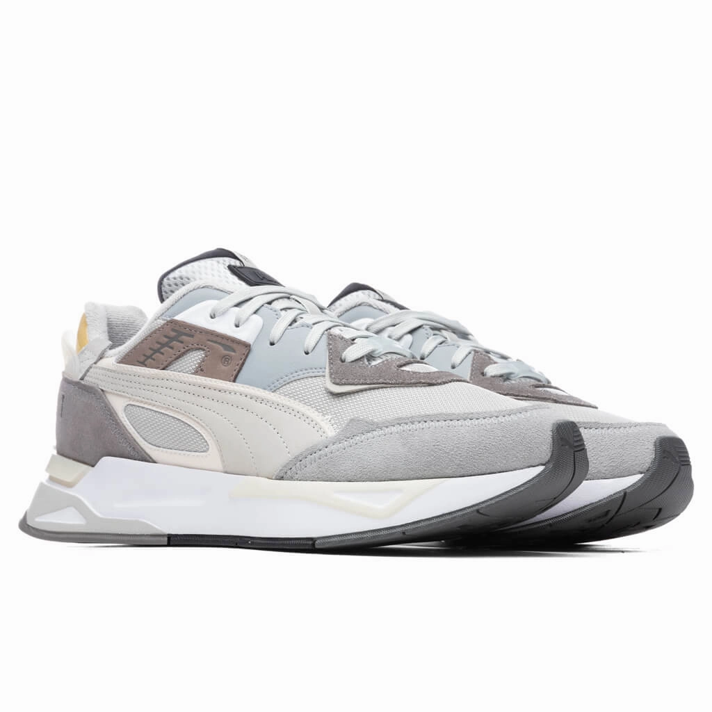 Mirage Sport - Steel Grey/Grey Violet Puma Suede Street Sneakers