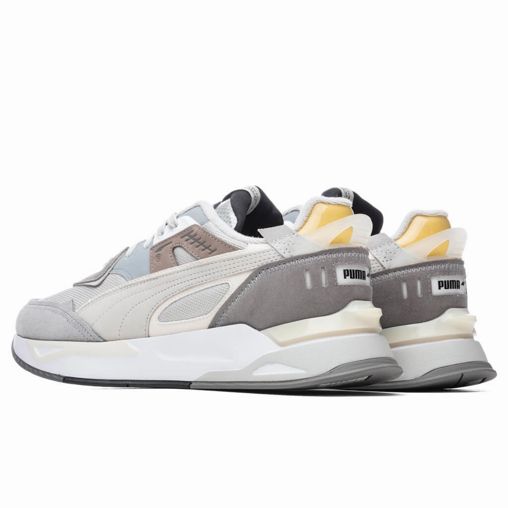 Mirage Sport - Steel Grey/Grey Violet Puma Suede Street Sneakers